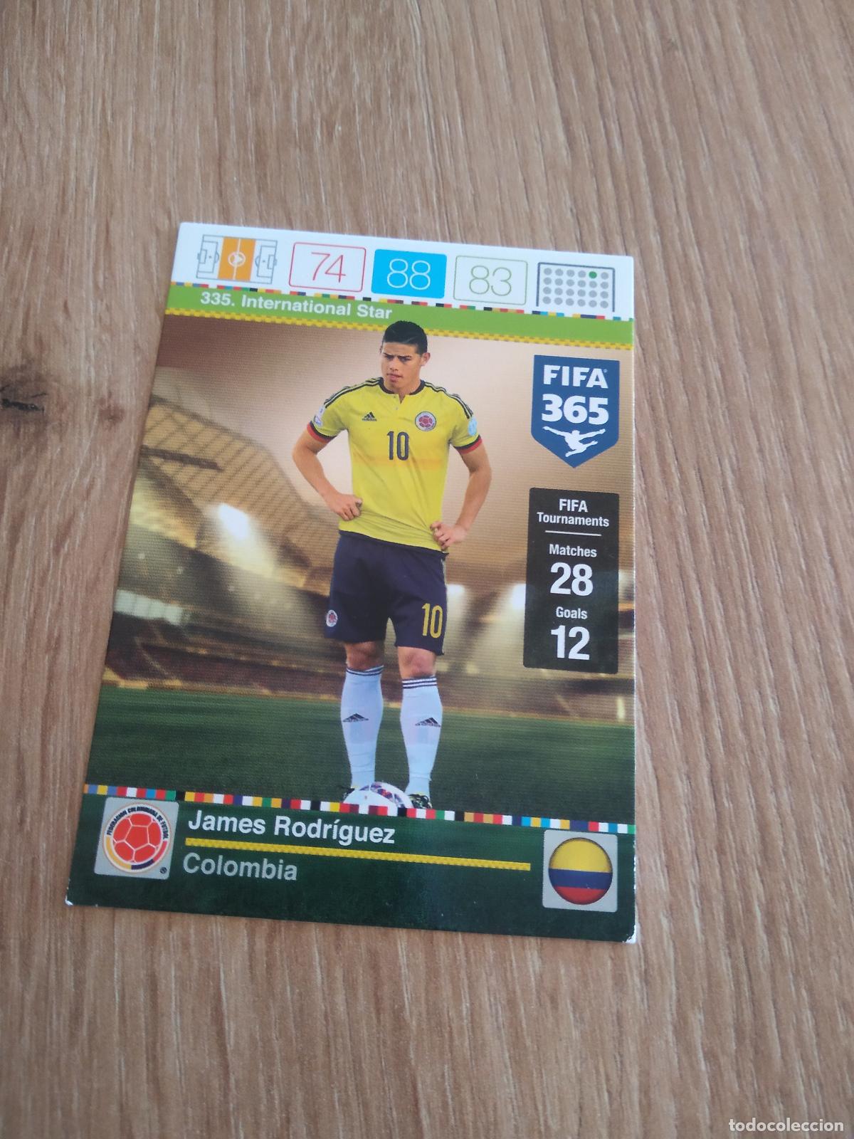 Cromos de F&uacute;tbol: 335 JAMES RODRIGUEZ ALEMANIA CROMO FUTBOL PANINI FIFA 365 2015-2016 ADRENALYN 15-16