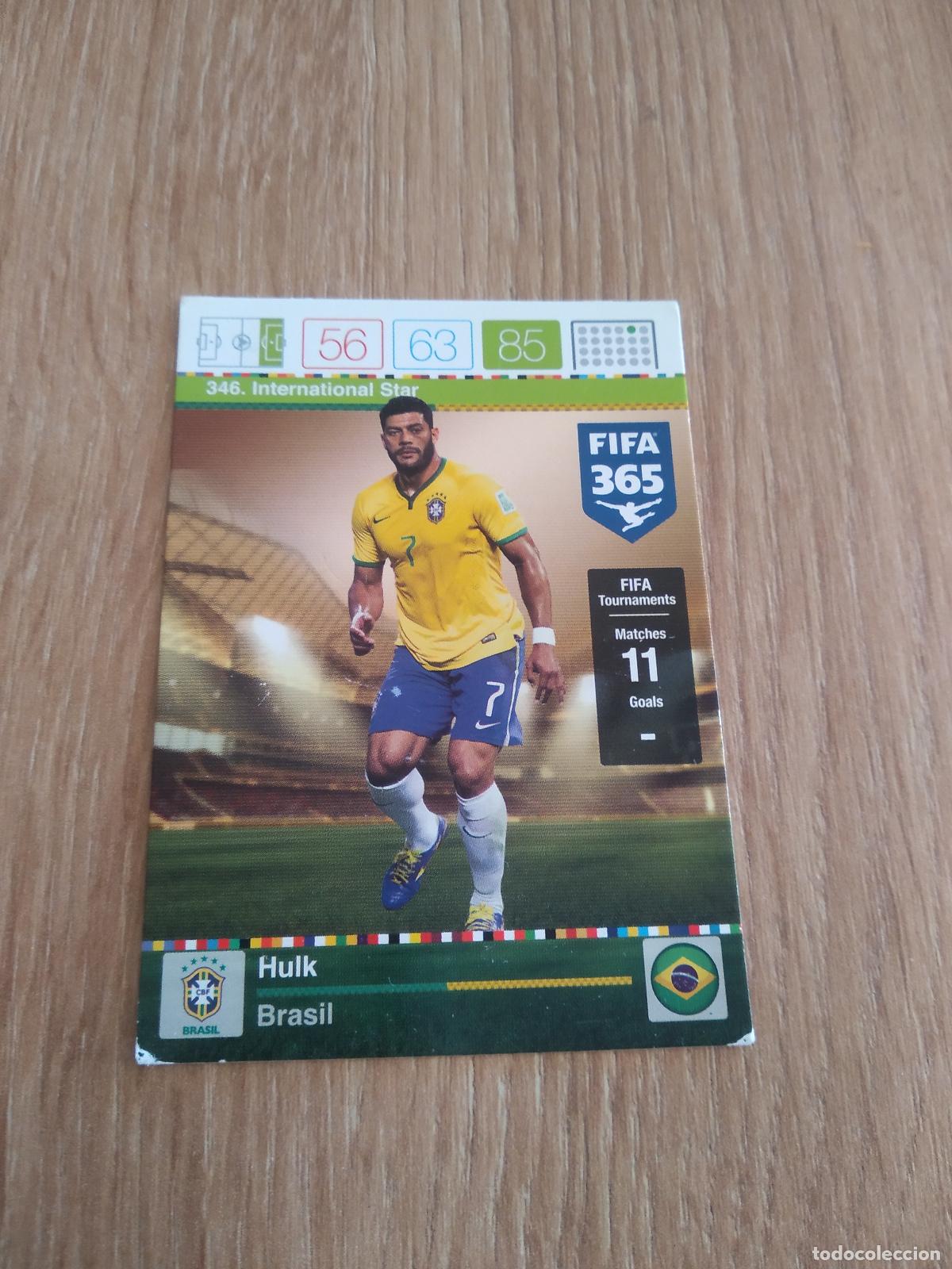 Cromos de Futebol: 346 HULK BRASIL CROMO FUTBOL PANINI FIFA 365 2015-2016 ADRENALYN 15-16