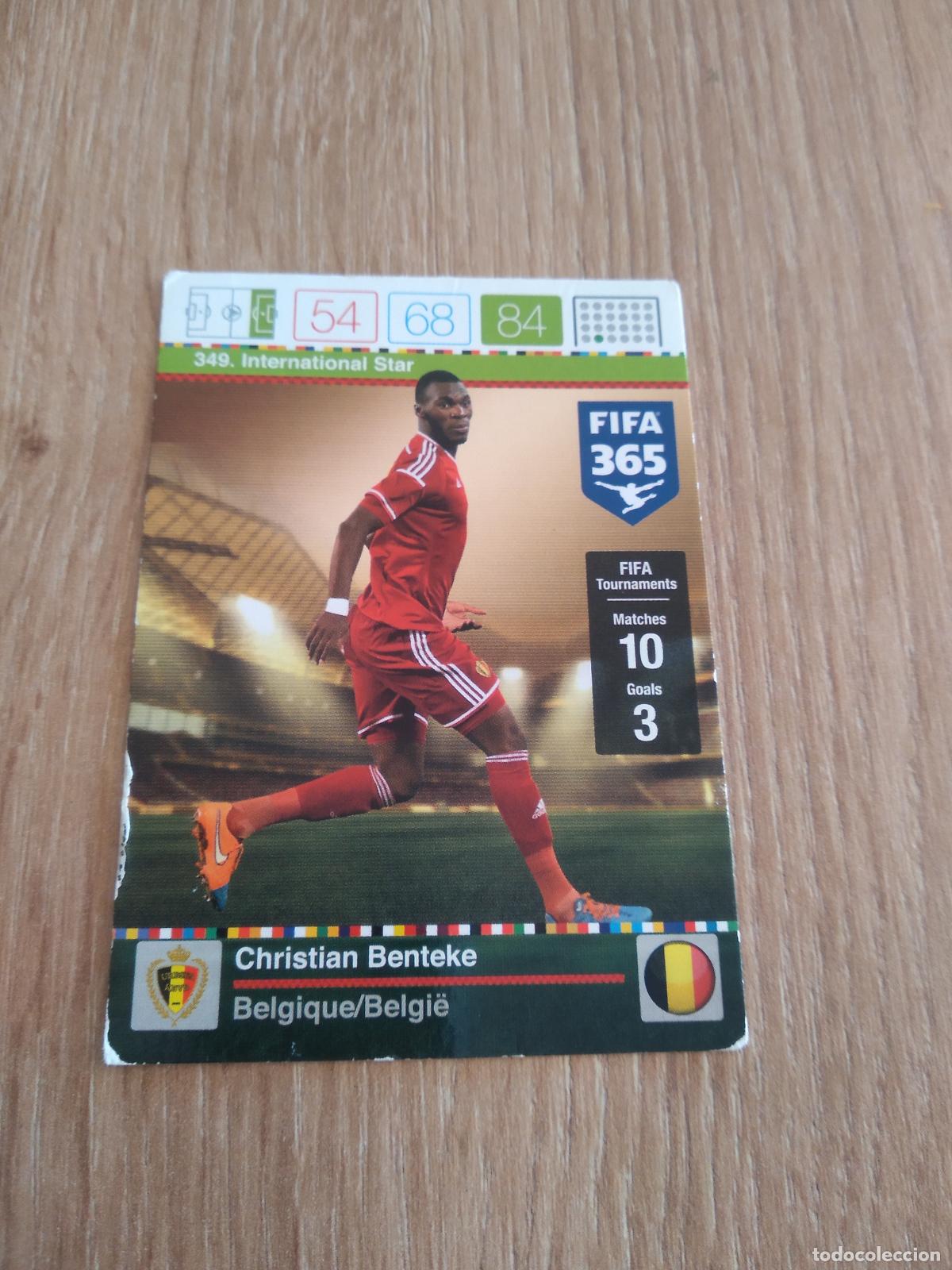 Cromos de Futebol: 349 BENTEKE BELGICA CROMO FUTBOL PANINI FIFA 365 2015-2016 ADRENALYN 15-16