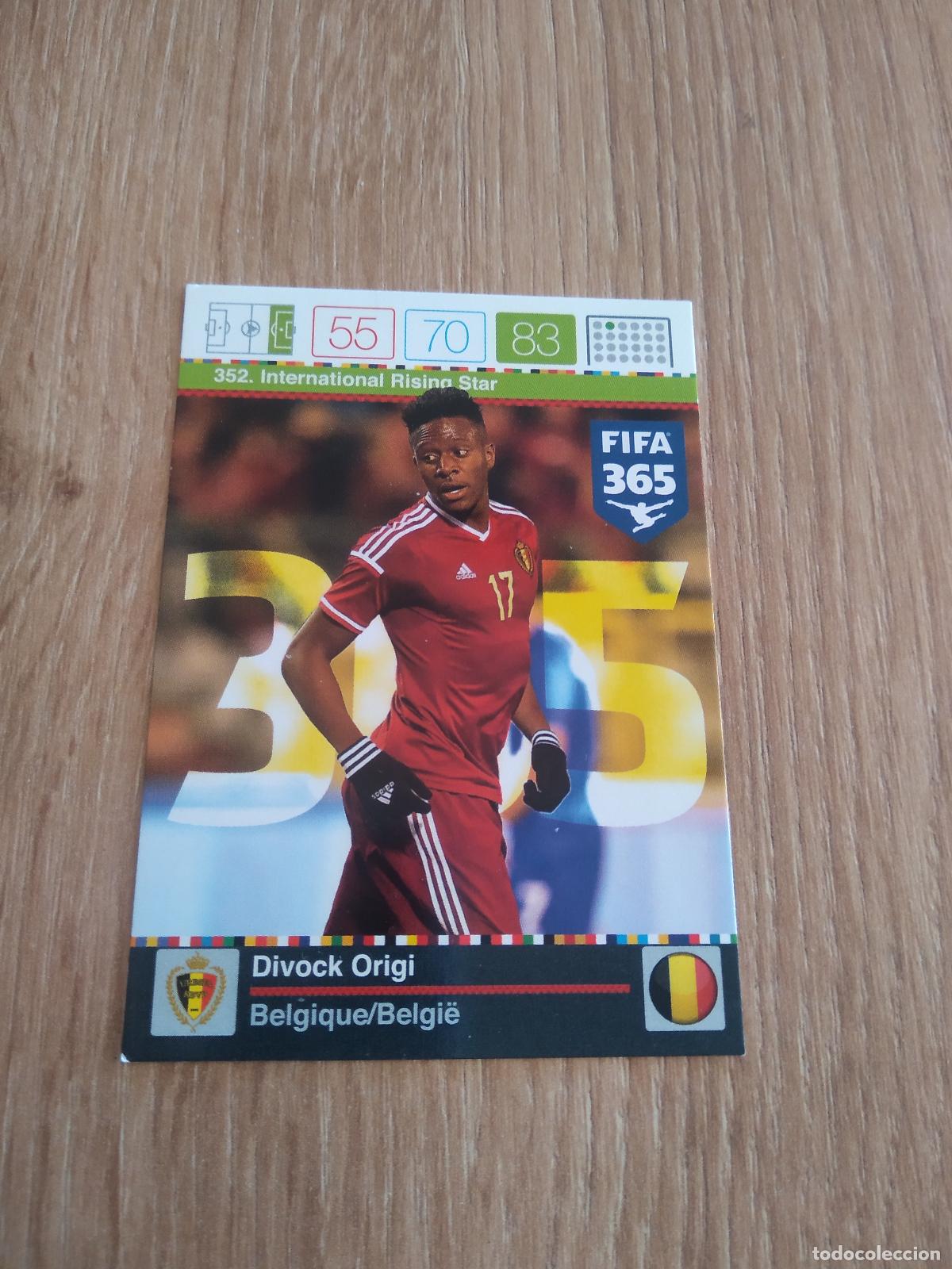 Cromos de F&uacute;tbol: 352 ORIGI BELGICA CROMO FUTBOL PANINI FIFA 365 2015-2016 ADRENALYN 15-16
