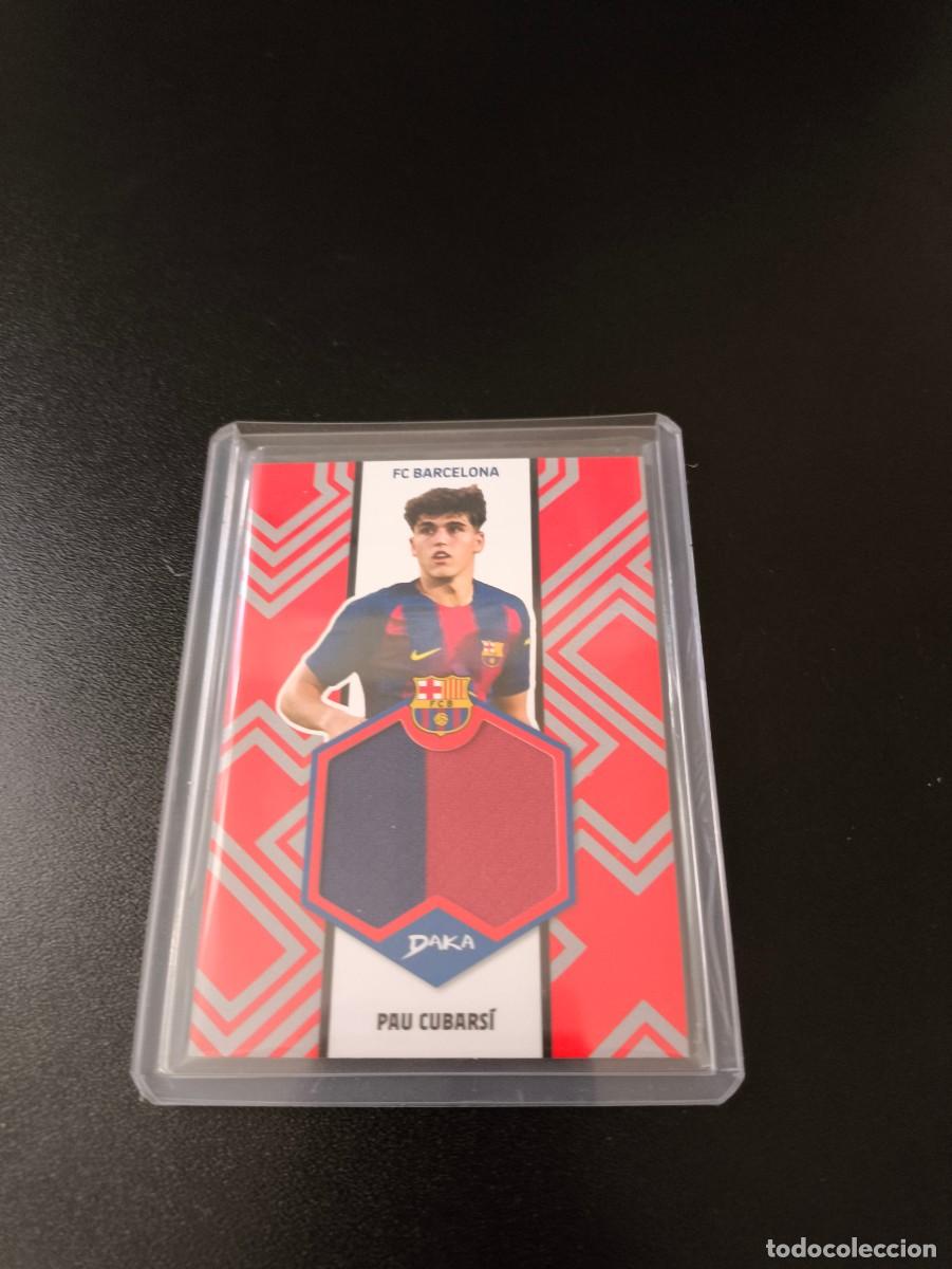 Cromos de F&uacute;tbol: JSY-9 CUBARSI RELIC CARD SHIRT BARCELONA DAKA BARCELONA 2025 2026 25 26 NO PANINI LIGA ESTE TOPPS