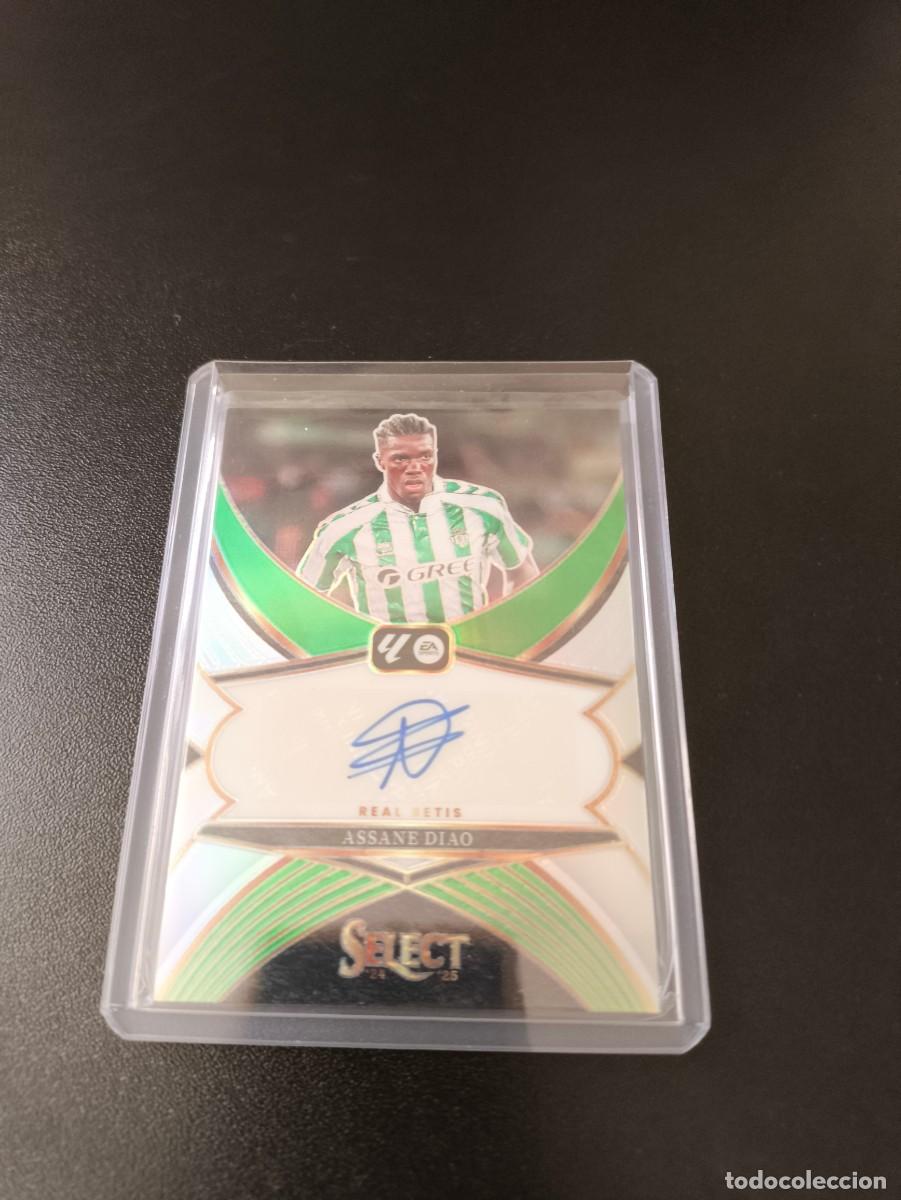 Cromos de F&uacute;tbol: SE-AD ASSANE DIAO BETIS COMO AUTOGRAFO panini Select FIFA 24 25 2024 2025 NO LIGA ESTE MEGACRACKS