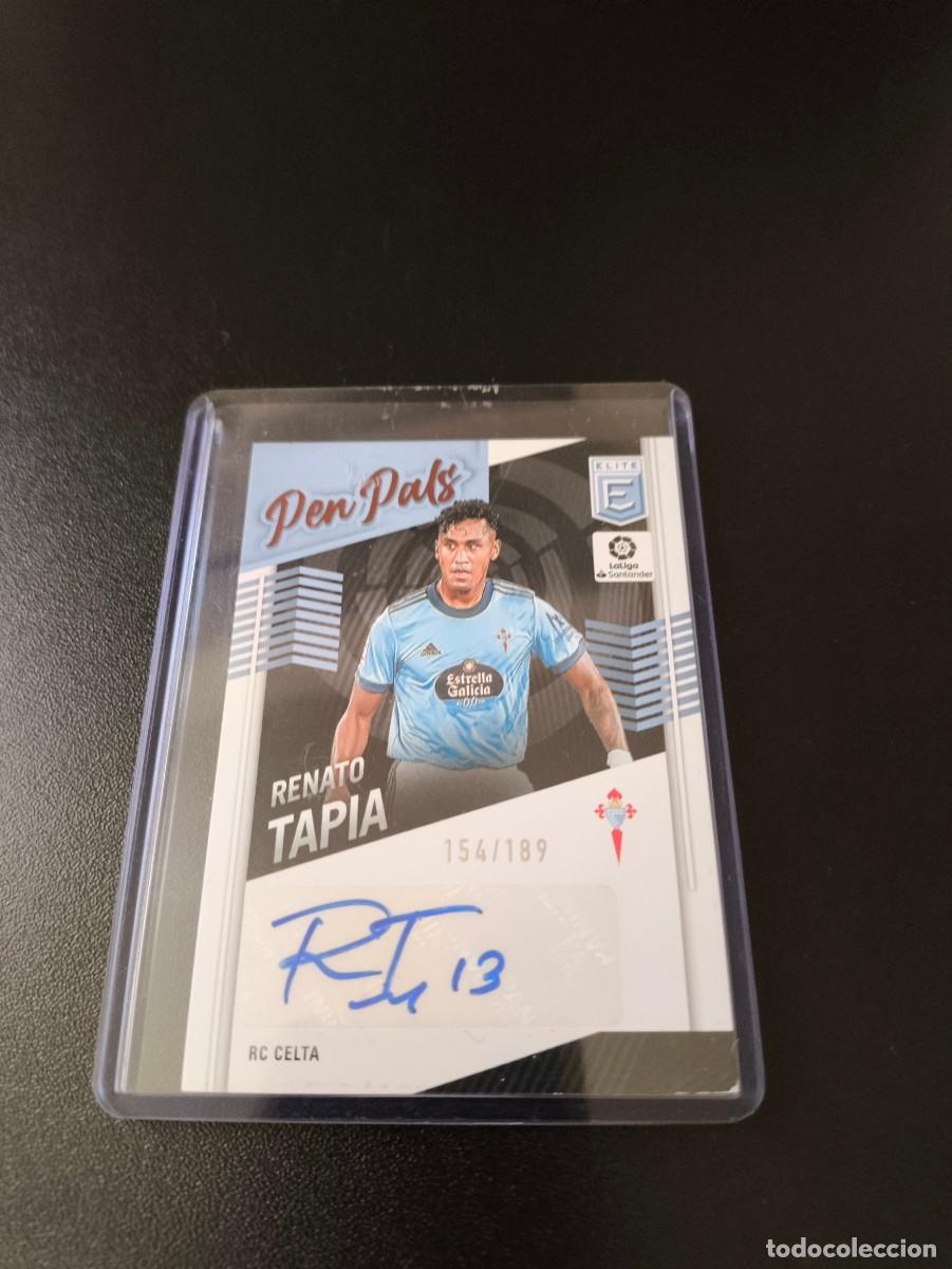 Cromos de F&uacute;tbol: PP-TAP RENATO TAPIA CELTA AUTOGRAFO PANINI DONRUSS ELITE LIGA 2021 2022 21 22 NO LIGA ESTE MEGACRACK