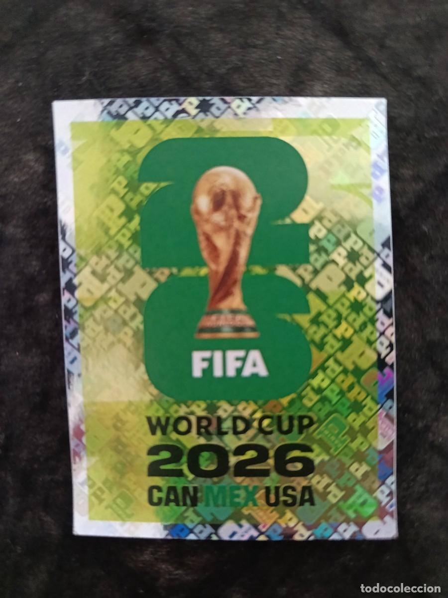 Cartes &agrave; collectionner de Football: FIFA WORLD CUP 2026 PANINI. #FWC 7. LOGO FIFA WORLD CUP 2026 CAN/MEX/USA.