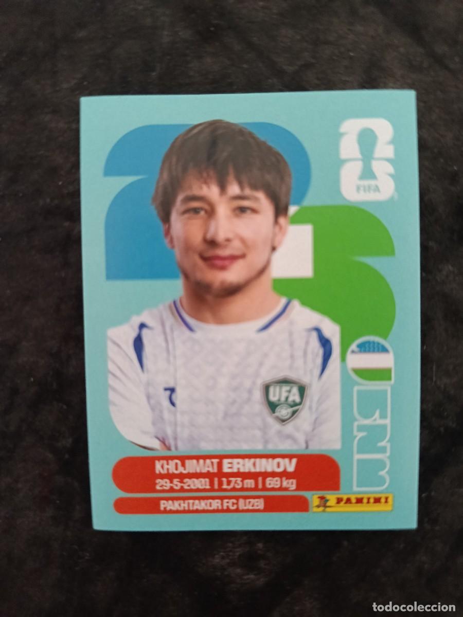 Cartes &agrave; collectionner de Football: FIFA WORLD CUP 2026 PANINI. #UZB 15. KHOJIMAT ERKINOV. UZBEKIST&Aacute;N