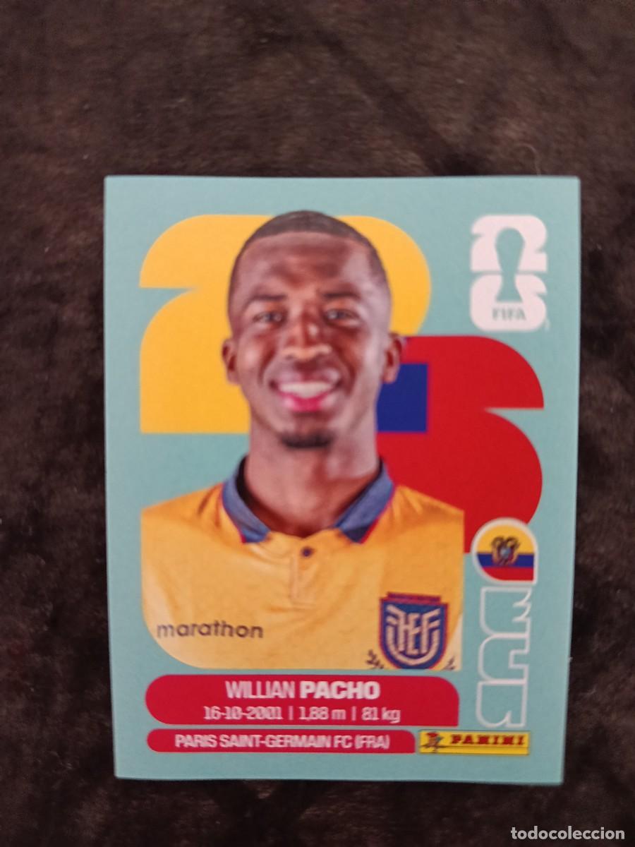 Fu&szlig;ball-Sticker: FIFA WORLD CUP 2026 PANINI. #ECU 6. WILLIAN PACHO. ECUADOR