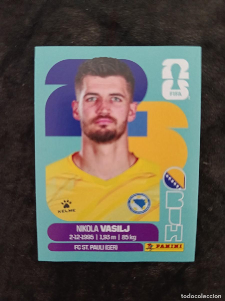Fu&szlig;ball-Sticker: FIFA WORLD CUP 2026 PANINI. #BIH 2. NIKOLA VASILJ. BOSNIA HERZEGOVINA