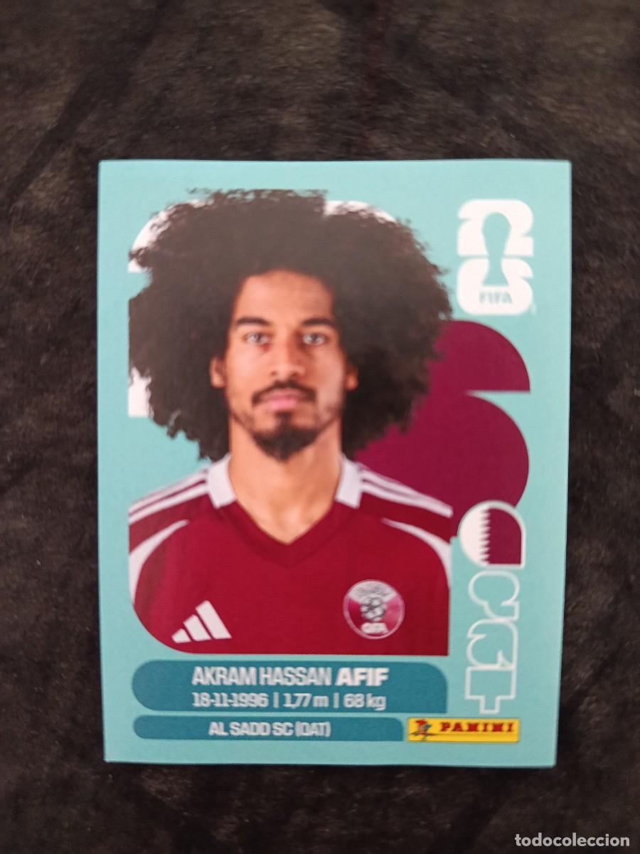Fu&szlig;ball-Sticker: FIFA WORLD CUP 2026 PANINI. #QAT 18. AKRAM HASSAN AFIR. QATAR