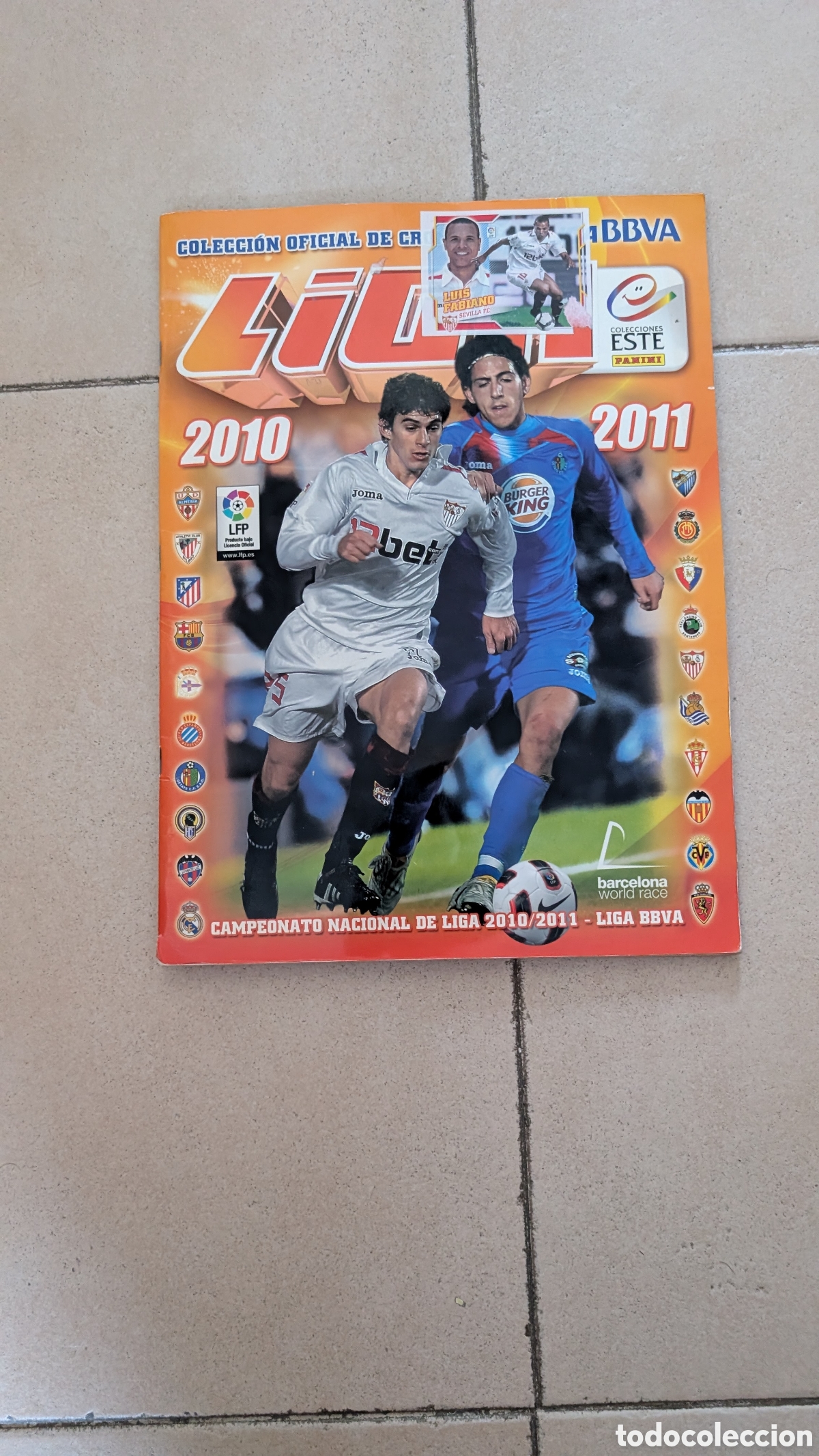 Fu&szlig;ball-Sticker: ALBUM COMPLETO LIGA ESTE 2010/11 10 11 CON TODOS LOS FICHAJES