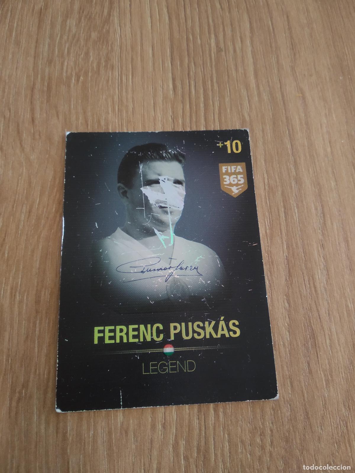 Cromos de F&uacute;tbol: FERENC PUSKAS LEGEND CROMO FUTBOL PANINI FIFA 365 2015-2016 ADRENALYN 15-16