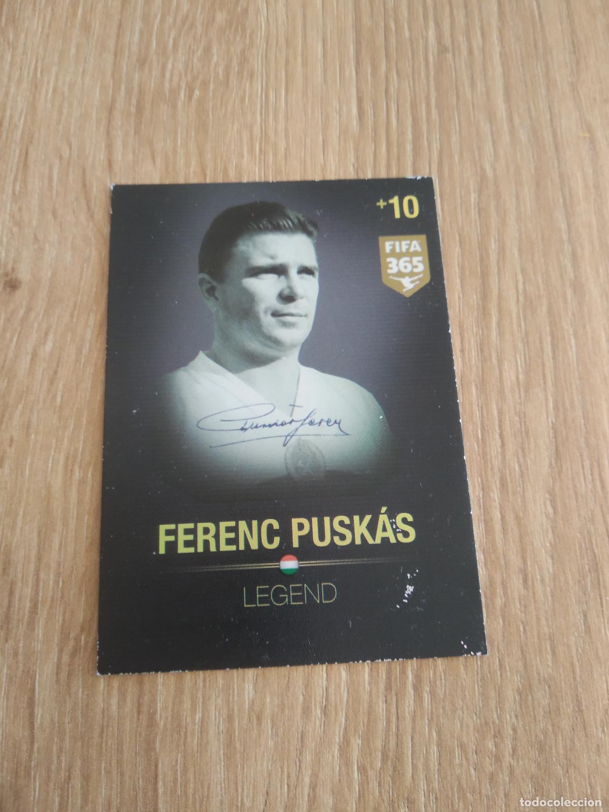 Cromos de F&uacute;tbol: FERENC PUSKAS LEGEND CROMO FUTBOL PANINI FIFA 365 2015-2016 ADRENALYN 15-16