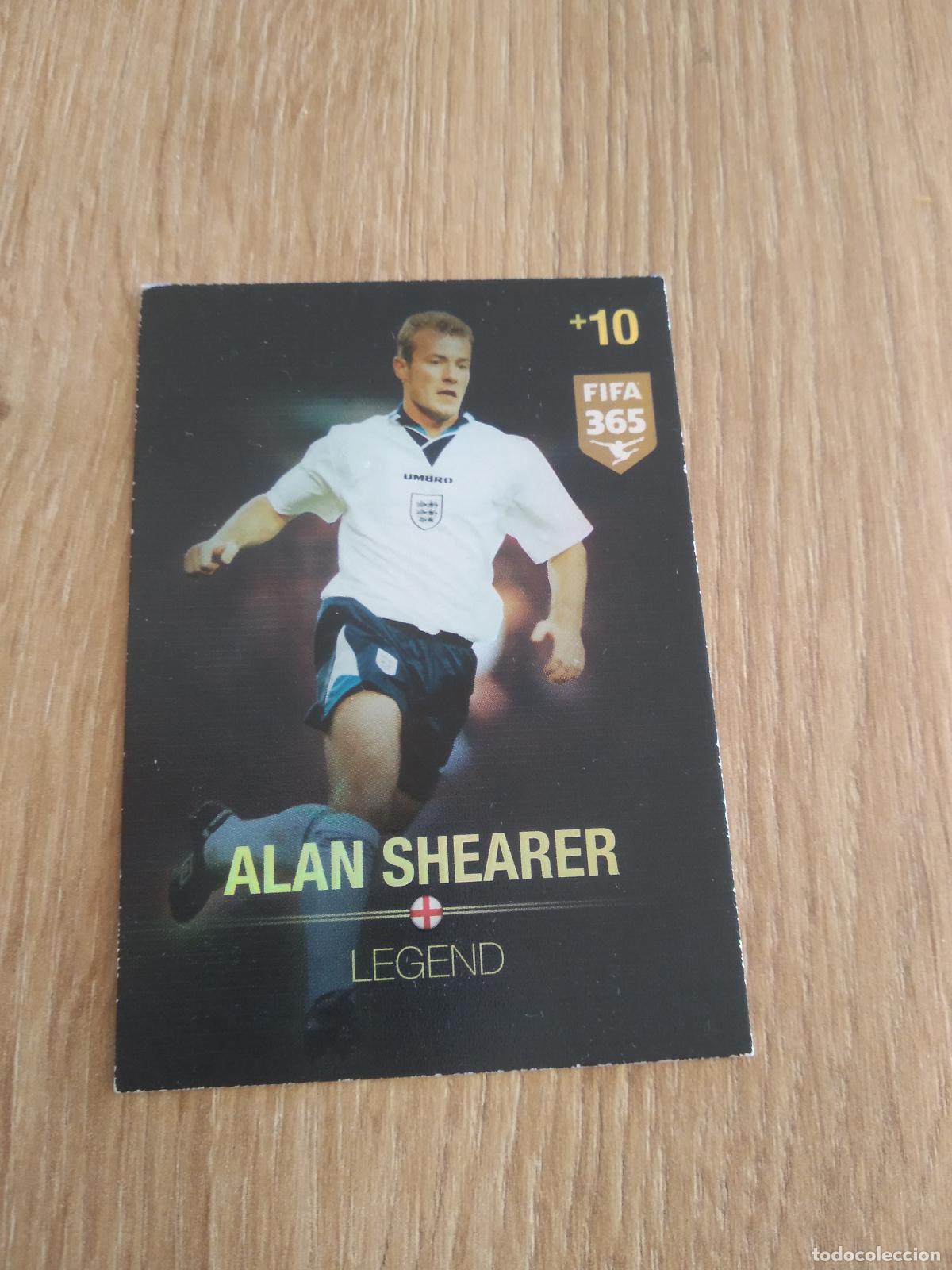 Cromos de F&uacute;tbol: ALAN SHEARER LEGEND CROMO FUTBOL PANINI FIFA 365 2015-2016 ADRENALYN 15-16