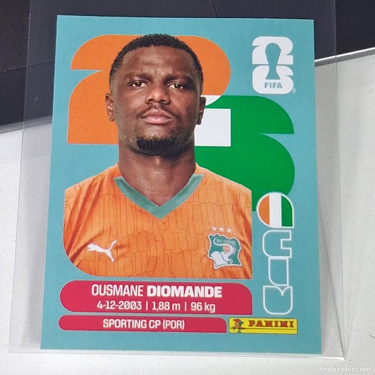 Cromos de F&uacute;tbol: B12 CIV9 CIV 9 OUSMANE DIOMANDE COSTA DE MARFIL CIV MUNDIAL FIFA WORLD CUP 2026 STICKER PANINI