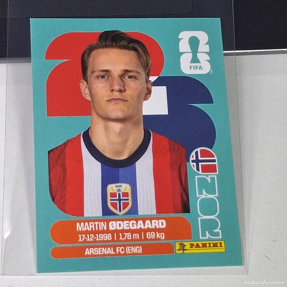 Cromos de F&uacute;tbol: B12 NOR10 MARTIN &Oslash;DEGAARD 10 NORUEGA NORWAY NOR MUNDIAL FIFA WORLD CUP 2026 STICKER PANINI