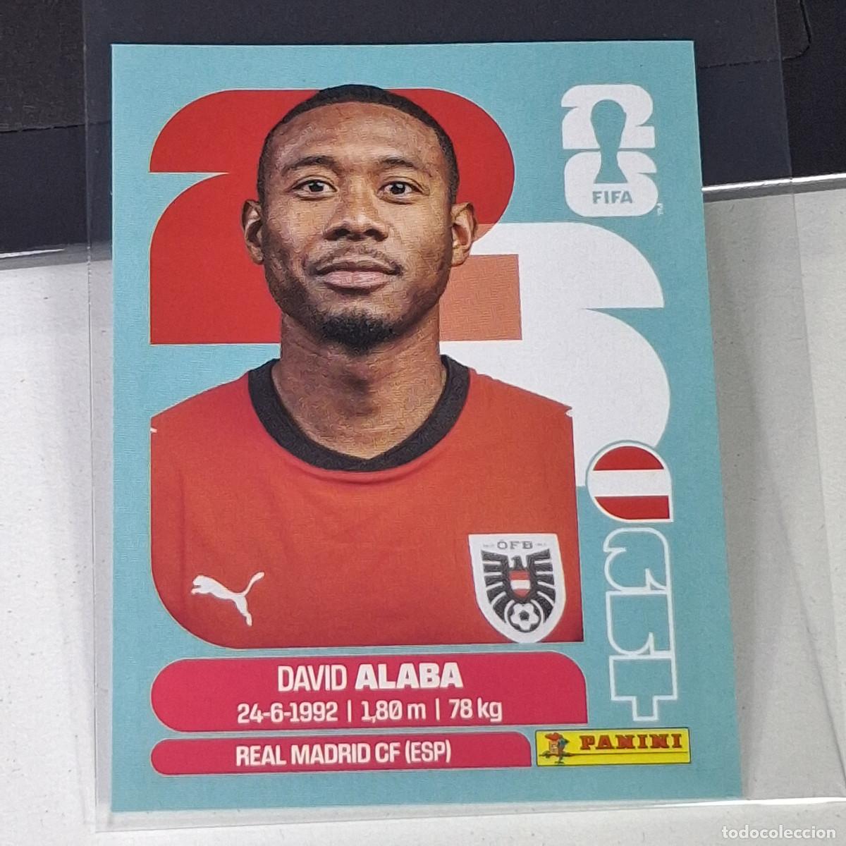 Cromos de F&uacute;tbol: B12 AUT4 DAVID ALABA 4 AUSTRIA AUT MUNDIAL FIFA WORLD CUP 2026 STICKER PANINI