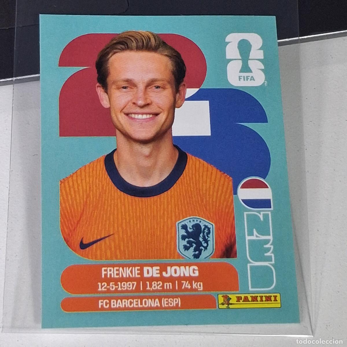 Cromos de F&uacute;tbol: B12 NED14 FRENKIE DE JONG 14 PA&Iacute;SES BAJOS HOLANDA NED MUNDIAL FIFA WORLD CUP 2026 STICKER PANINI