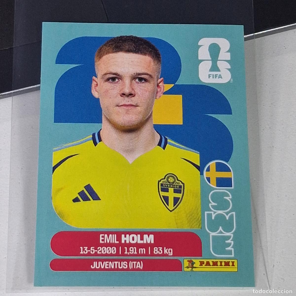 Cromos de F&uacute;tbol: B12 SWE5 EMIL HOLM 5 SUECIA SWEDEN SWE MUNDIAL FIFA WORLD CUP 2026 STICKER PANINI
