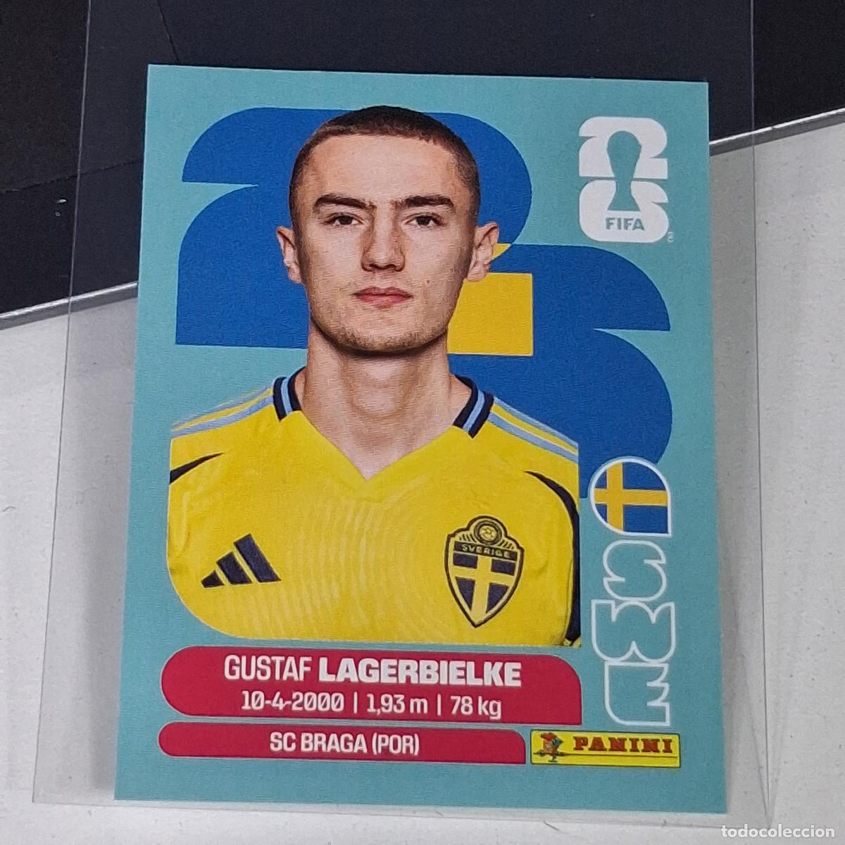 Cromos de F&uacute;tbol: B12 SWE 7 SWE7 GUSTAF LAGERBIELKE SUECIA SWEDEN SWE MUNDIAL FIFA WORLD CUP 2026 STICKER PANINI