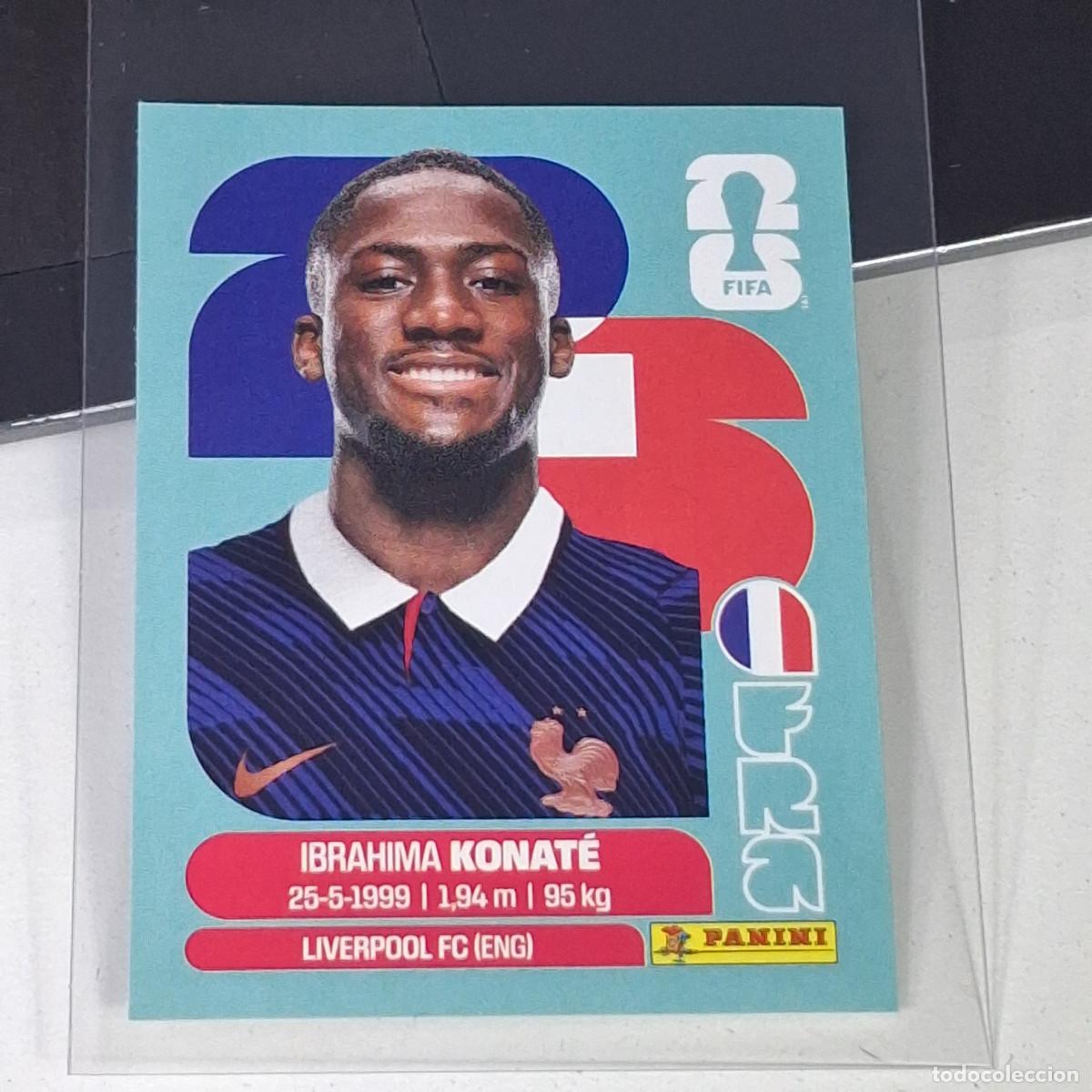 Figurine di Calcio: B12 FRA6 IBRAHIMA KONAT&Eacute; 6 FRANCIA FRANCE FRA MUNDIAL FIFA WORLD CUP 2026 STICKER PANINI