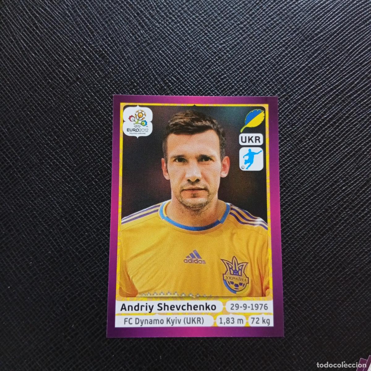 Cartes &agrave; collectionner de Football: 422 SHEVCHENKO UCRANIA PANINI EUROCOPA POLONIA 2012 CROMO FUTBOL EURO 12 - SIN PEGAR - A21 PG64