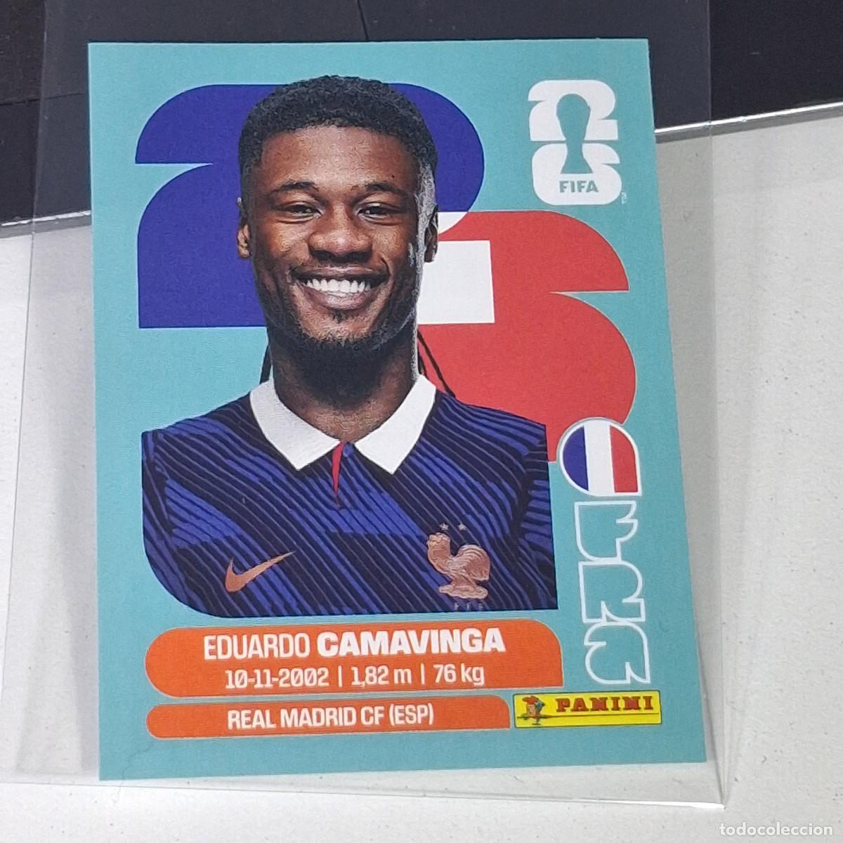 Fu&szlig;ball-Sticker: B12 FRA10 EDUARDO CAMAVINGA 10 FRANCIA FRANCE FRA MUNDIAL FIFA WORLD CUP 2026 STICKER PANINI
