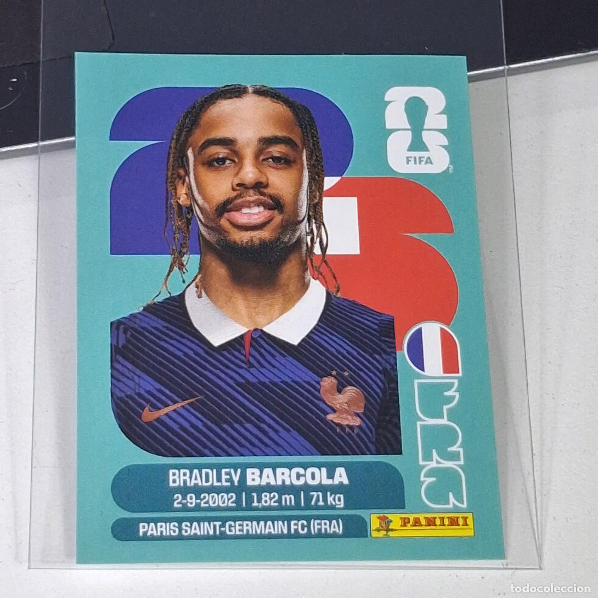 Cromos de F&uacute;tbol: B12 FRA16 BRADLEY BARCOLA 16 FRANCIA FRA FRANCE MUNDIAL FIFA WORLD CUP 2026 STICKER PANINI