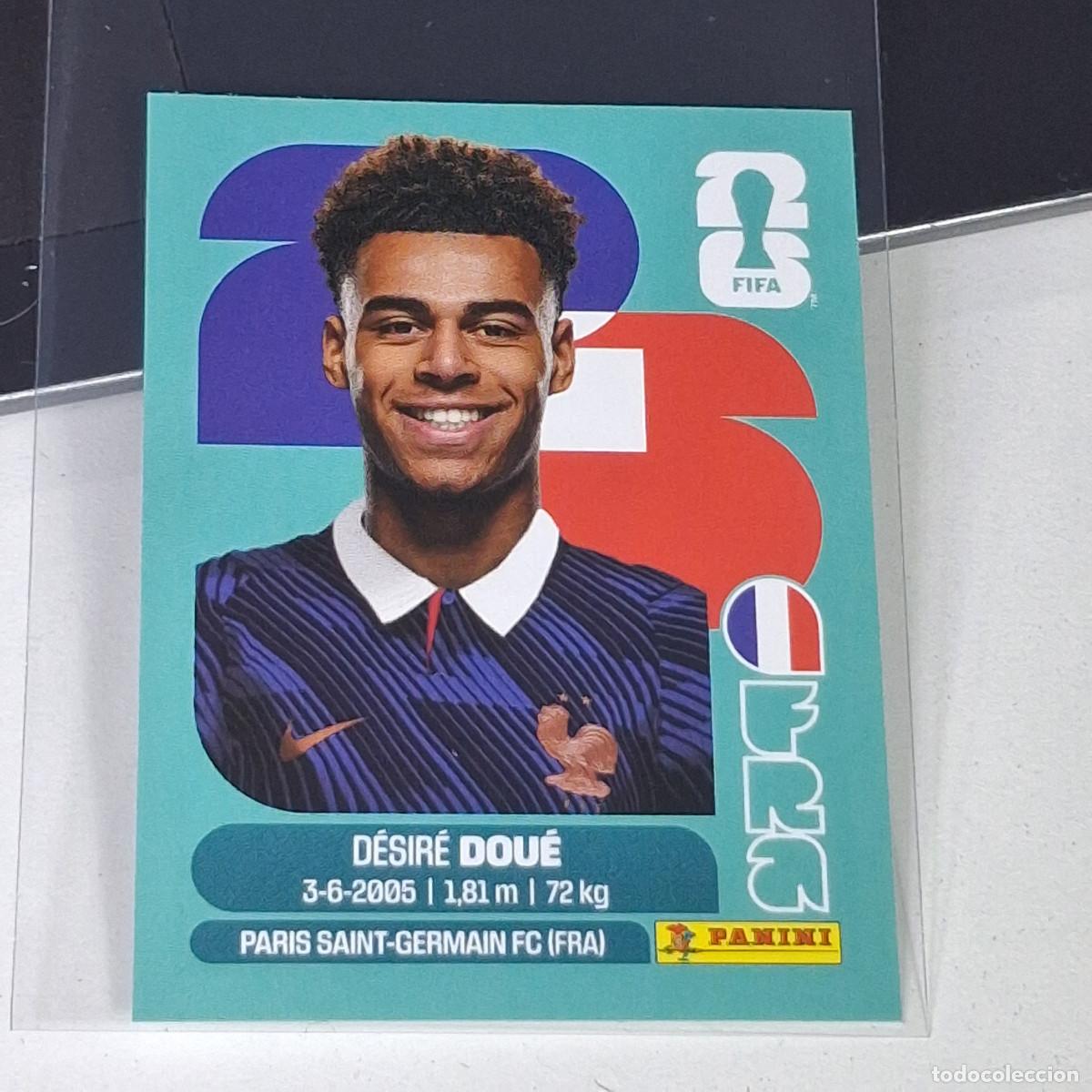 Cromos de F&uacute;tbol: B12 FRA 17 FRA17 DESIRE DOUE FRANCIA FRA FRANCE MUNDIAL FIFA WORLD CUP 2026 STICKER PANINI
