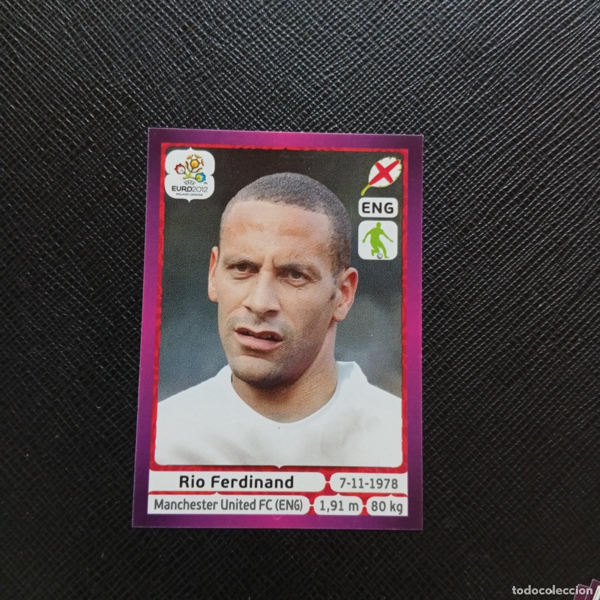 Cromos de F&uacute;tbol: 494 RIO FERDINAND INGLATERRA PANINI EUROCOPA POLONIA 2012 FUTBOL EURO 12 - SIN PEGAR - A21 PG73
