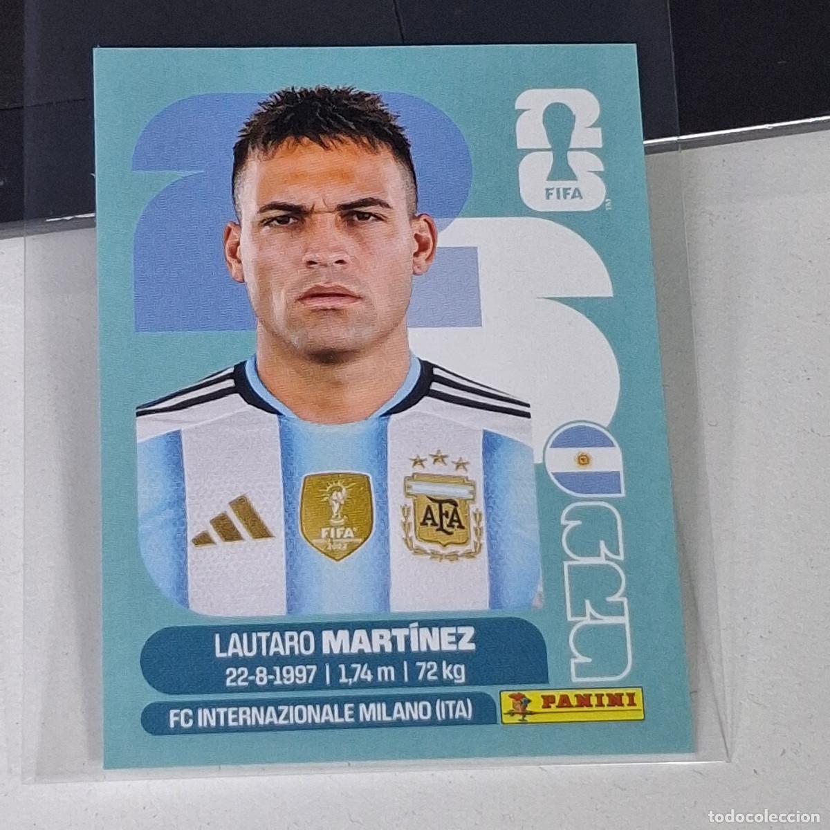 Cromos de F&uacute;tbol: B12 ARG 18 ARG18 LAUTARO MARTINEZ ARGENTINA ARG MUNDIAL FIFA WORLD CUP 2026 STICKER PANINI