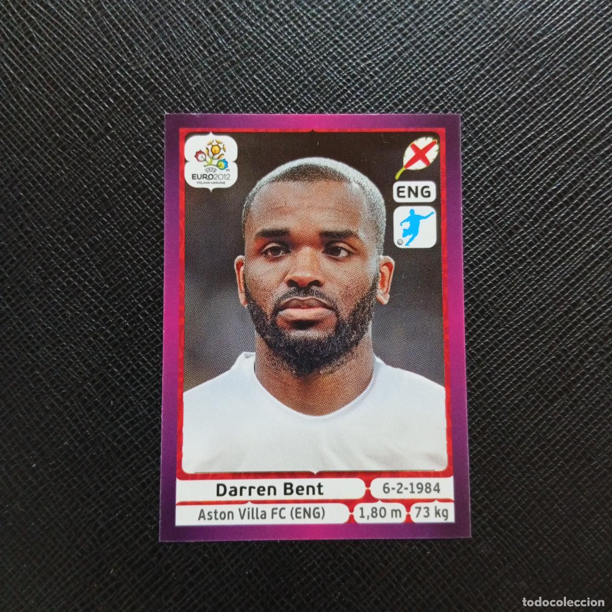 Cromos de F&uacute;tbol: 508 DARREN BENT INGLATERRA PANINI EUROCOPA POLONIA 2012 FUTBOL EURO 12 - SIN PEGAR - A21 PG91