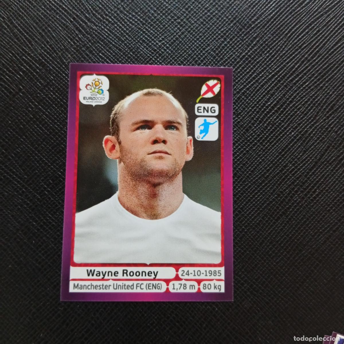 Cromos de F&uacute;tbol: 509 ROONEY INGLATERRA PANINI EUROCOPA POLONIA 2012 FUTBOL EURO 12 - SIN PEGAR - A21 PG91