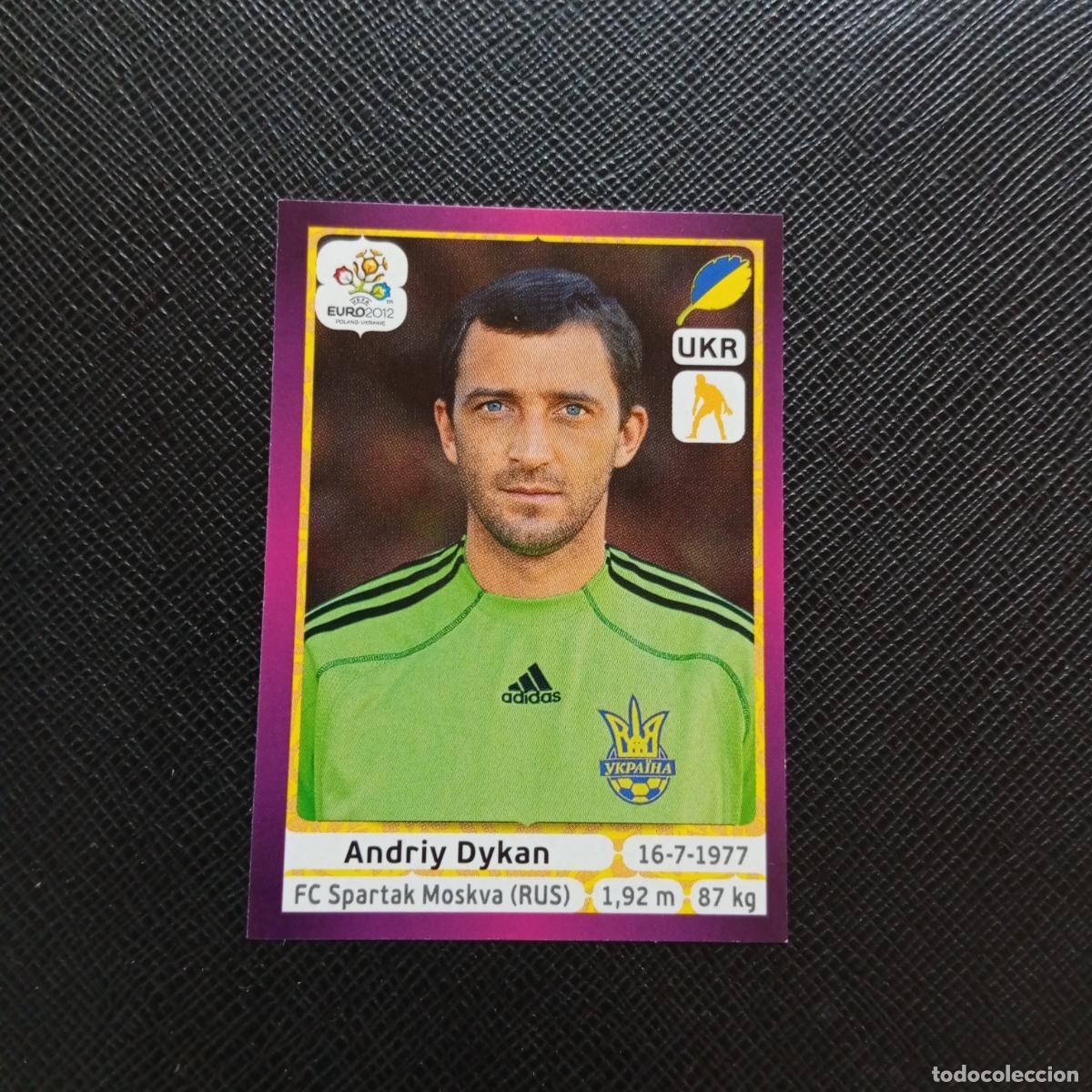 Fu&szlig;ball-Sticker: 403 ANDRIJ DYKAN UCRANIA PANINI EUROCOPA POLONIA 2012 FUTBOL EURO 12 - SIN PEGAR - A21 PG91