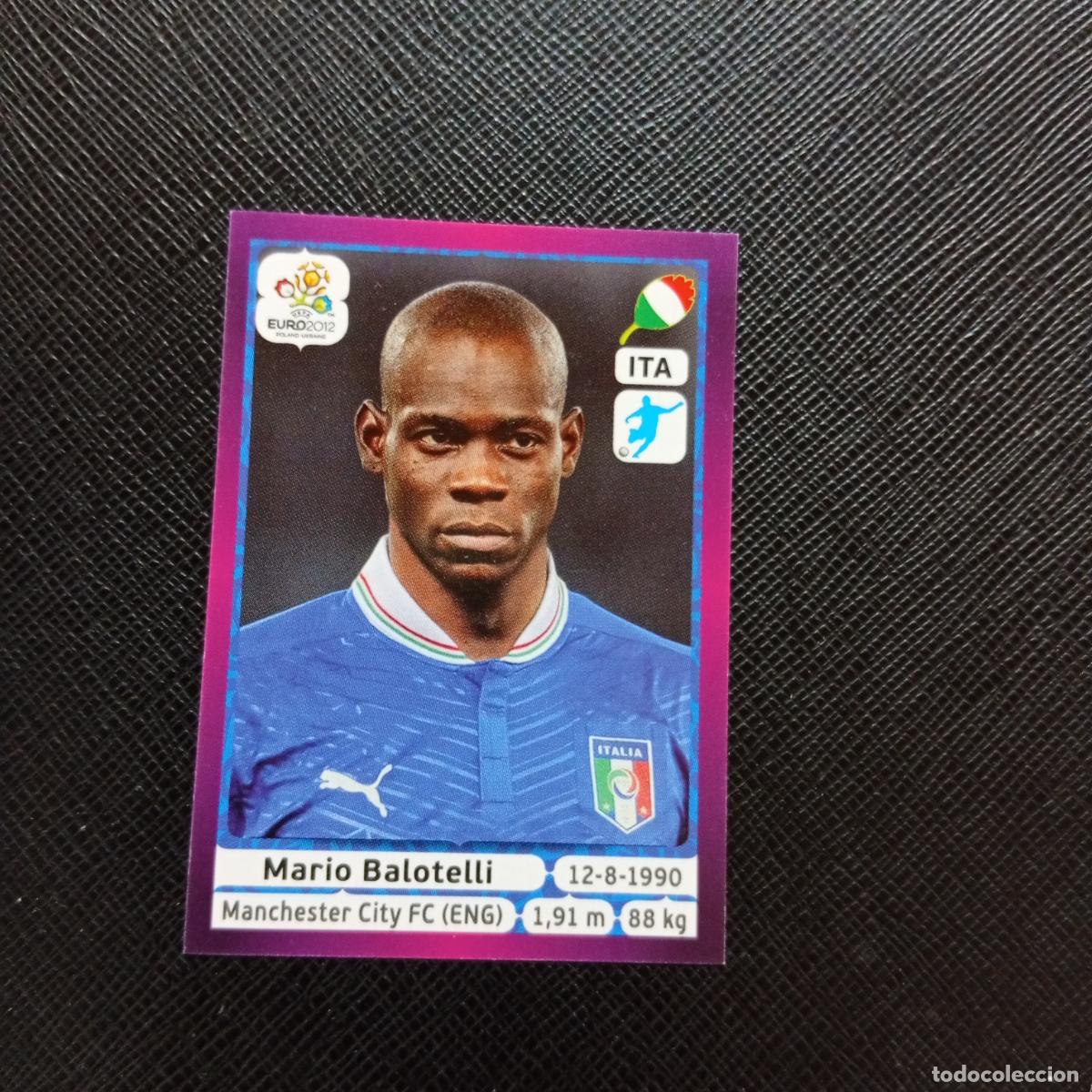 Fu&szlig;ball-Sticker: 335 BALOTELLI ITALIA PANINI EUROCOPA POLONIA 2012 FUTBOL EURO 12 - SIN PEGAR - A21 PG91