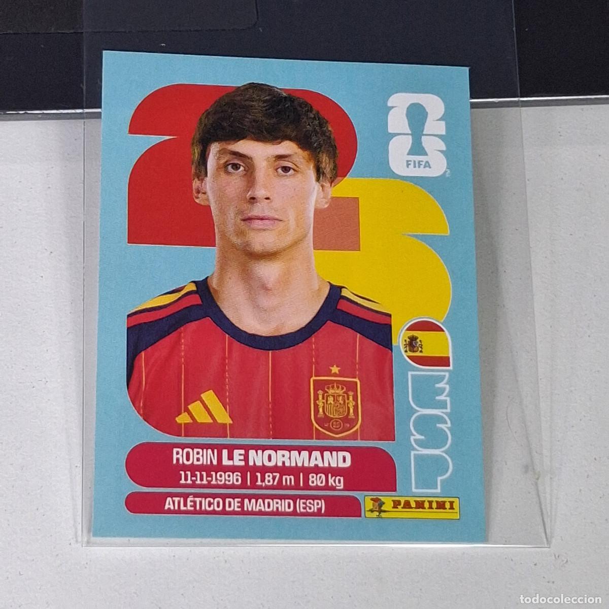 Fu&szlig;ball-Sticker: B12 ESP3 ESP 3 ROBIN LE NORMAND ESPA&Ntilde;A SPAIN MUNDIAL FIFA WORLD CUP 2026 STICKER PANINI