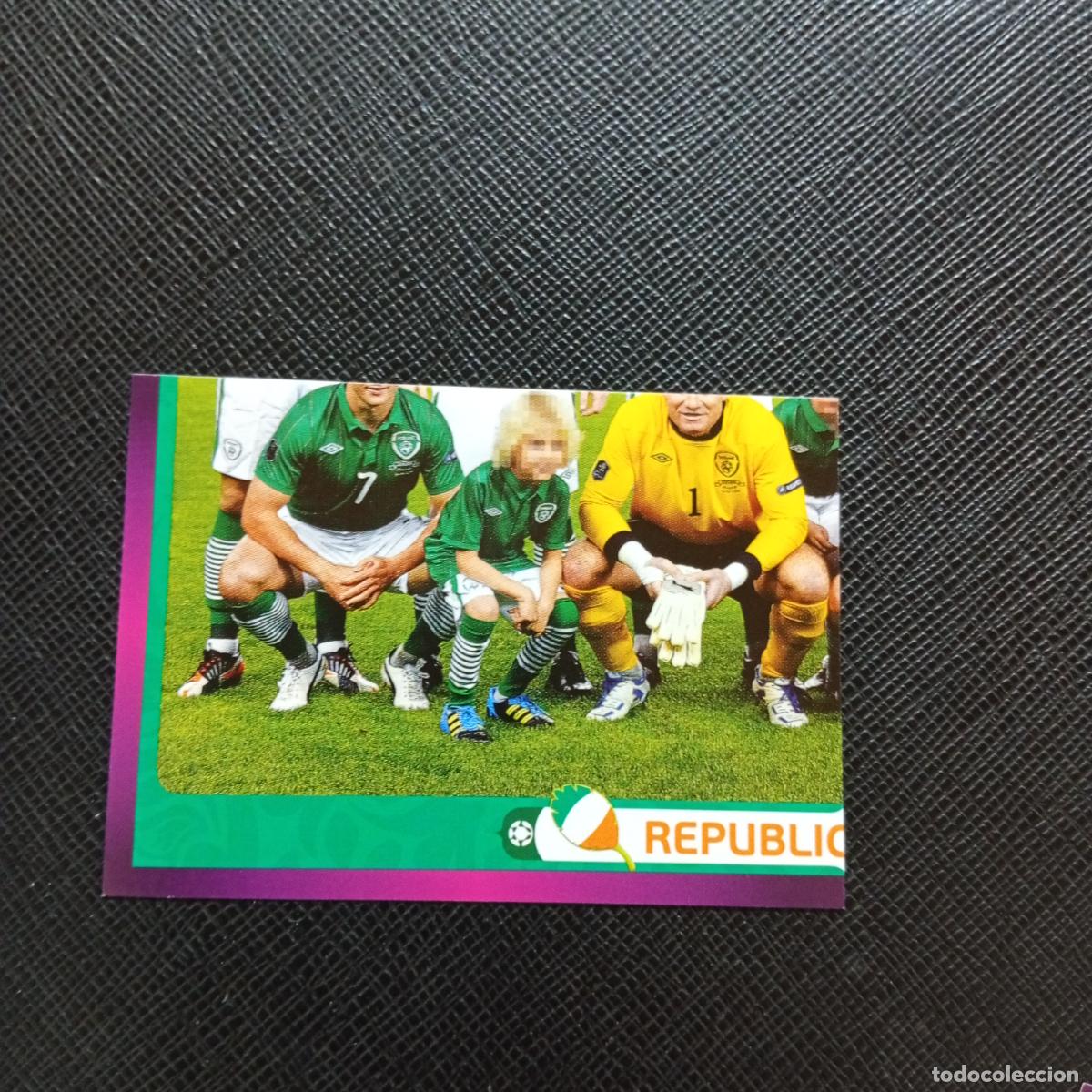 Football Stickers: 343 ALINEACION IRLANDA PANINI EUROCOPA POLONIA 2012 FUTBOL EURO 12 - SIN PEGAR - A21 PG91