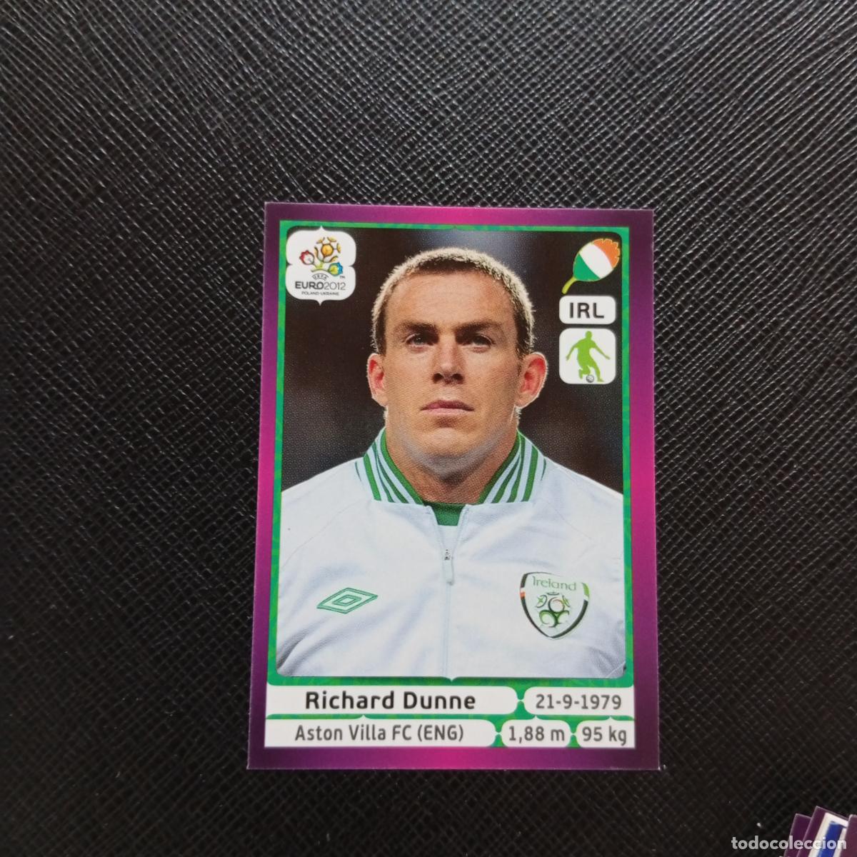 Football Stickers: 347 DUNNE IRLANDA PANINI EUROCOPA POLONIA 2012 FUTBOL EURO 12 - SIN PEGAR - A21 PG100