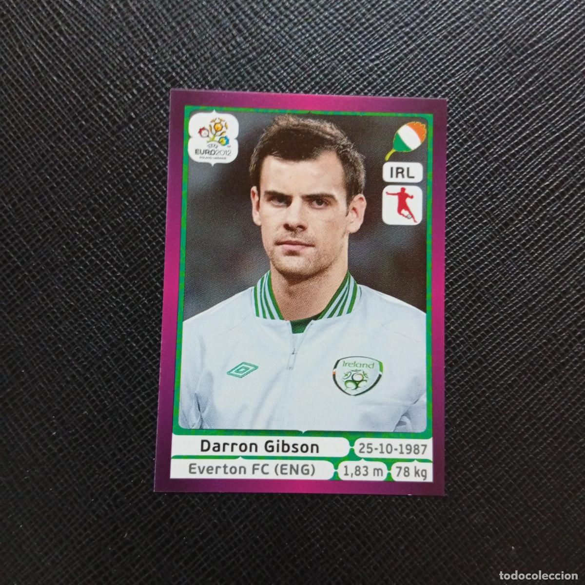 Fu&szlig;ball-Sticker: 352 GIBSON IRLANDA PANINI EUROCOPA POLONIA 2012 FUTBOL EURO 12 - SIN PEGAR - A21 PG109