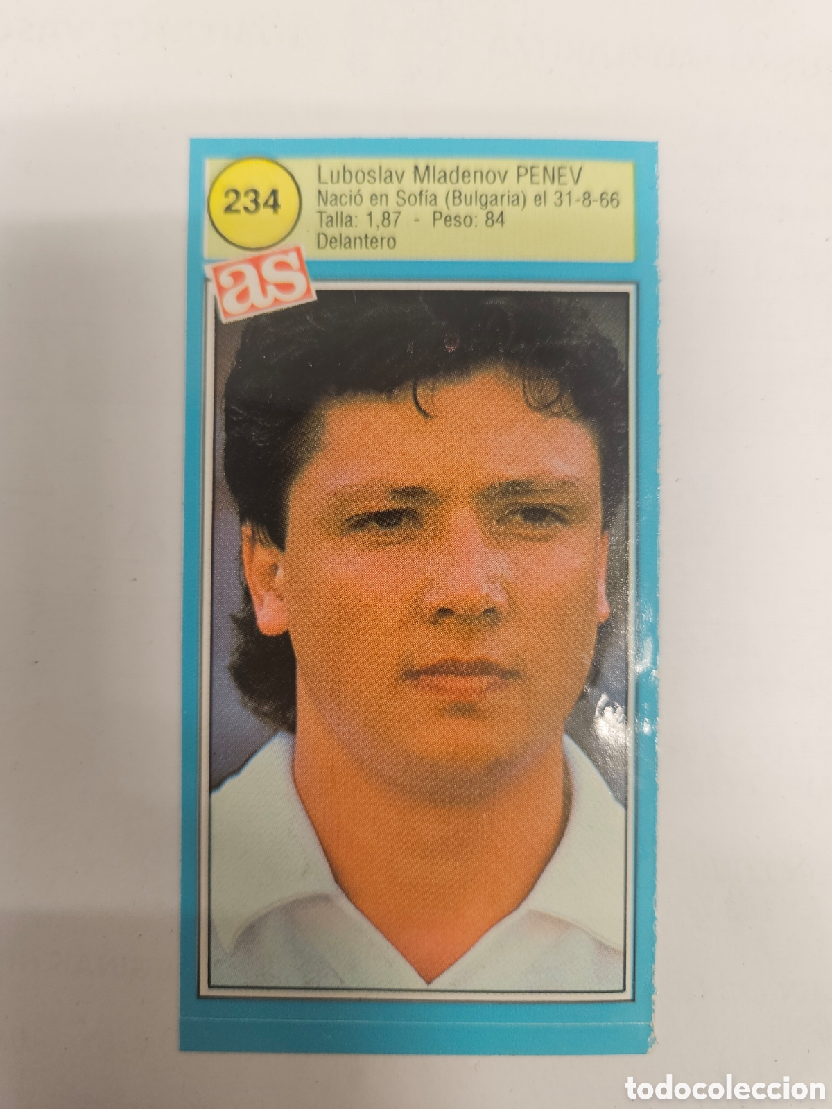 Cromos de F&uacute;tbol: 234 PENEV...VALENCIA ASES DE LA LIGA 90/91