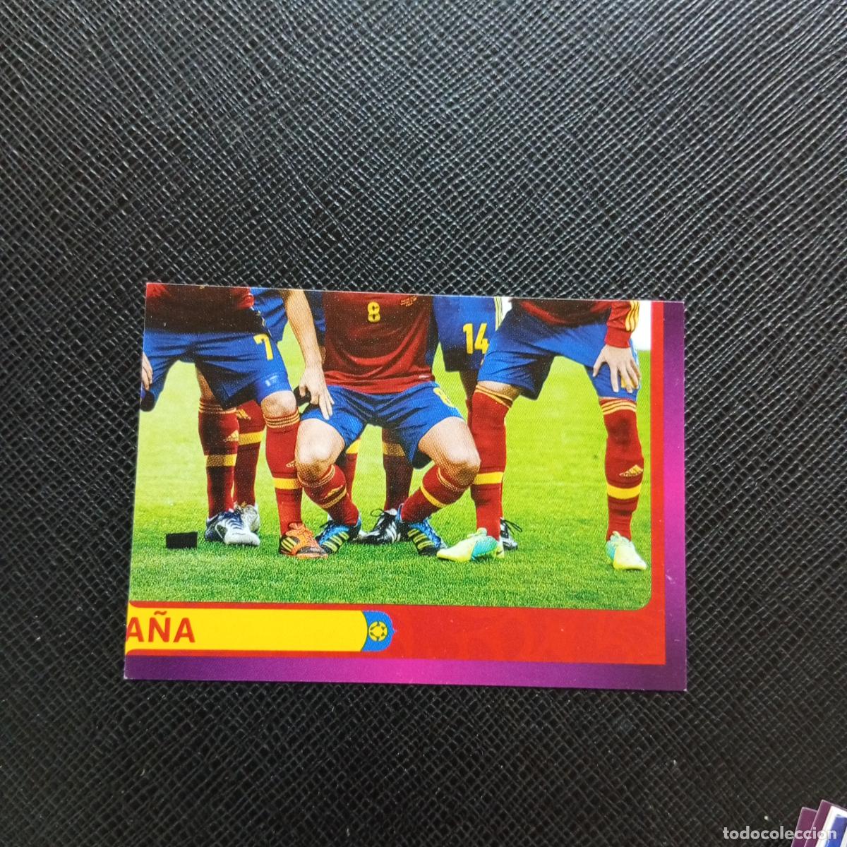 Cromos de F&uacute;tbol: 286 ALINEACION ESPA&Ntilde;A PANINI EUROCOPA POLONIA 2012 FUTBOL EURO 12 - SIN PEGAR - A21 PG127