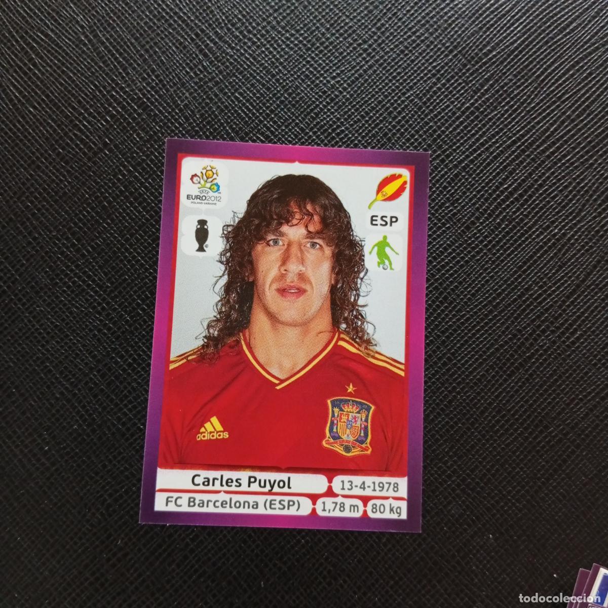 Cromos de F&uacute;tbol: 289 PUYOL ESPA&Ntilde;A PANINI EUROCOPA POLONIA 2012 FUTBOL EURO 12 - SIN PEGAR - A21 PG136