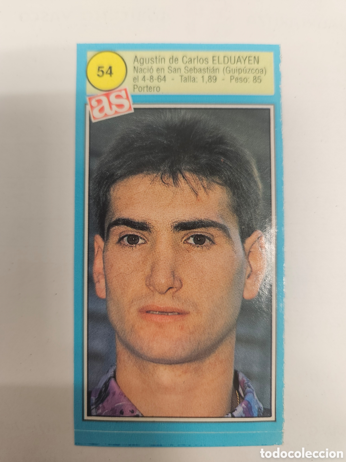 Cromos de F&uacute;tbol: ELDUAYEN BURGOS AS 1990 1991 CROMO FUTBOL LIGA 90 91 - SIN PEGAR - 54