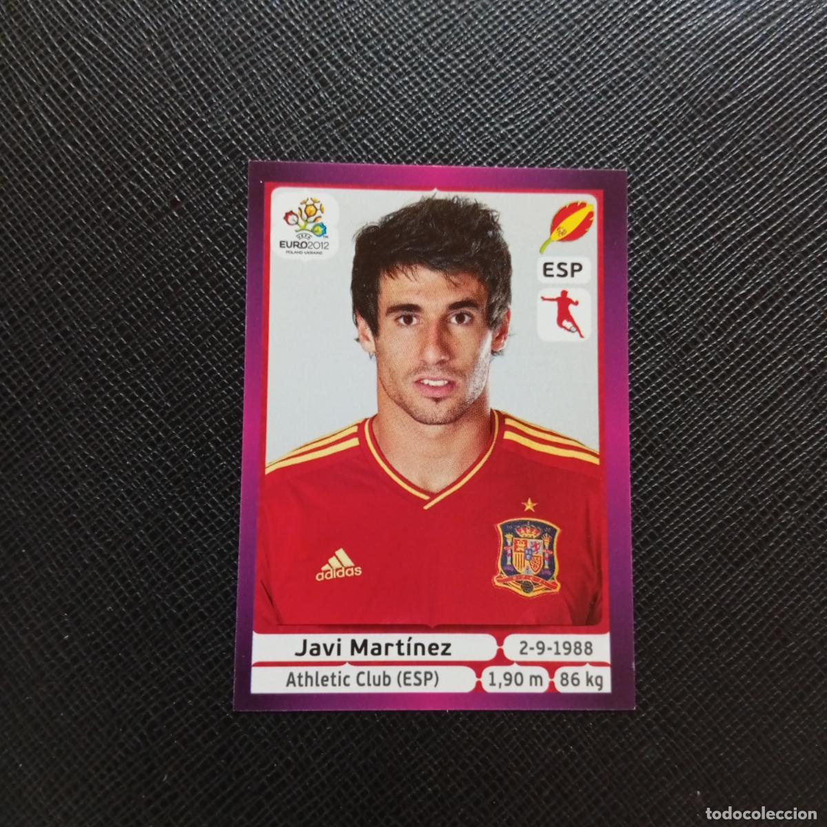 Cromos de F&uacute;tbol: 294 JAVI MARTINEZ ESPA&Ntilde;A PANINI EUROCOPA POLONIA 2012 FUTBOL EURO 12 - SIN PEGAR - A21 PG145