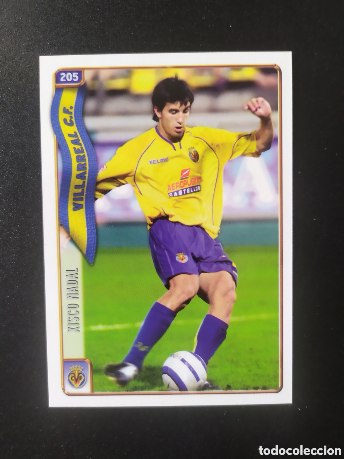 Cromos de F&uacute;tbol: Mundicromo fichas Liga 2004 2005 04 05 Xisco Nadal n&deg; 205 Villarreal