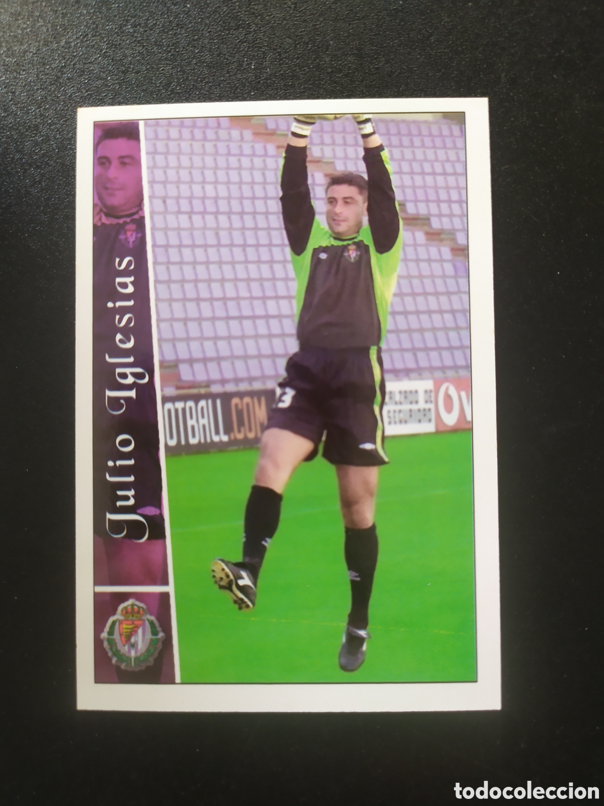 Cromos de F&uacute;tbol: Mundicromo fichas Liga 2002 2003 02 03 Julio Iglesias n&deg; 606 Valladolid
