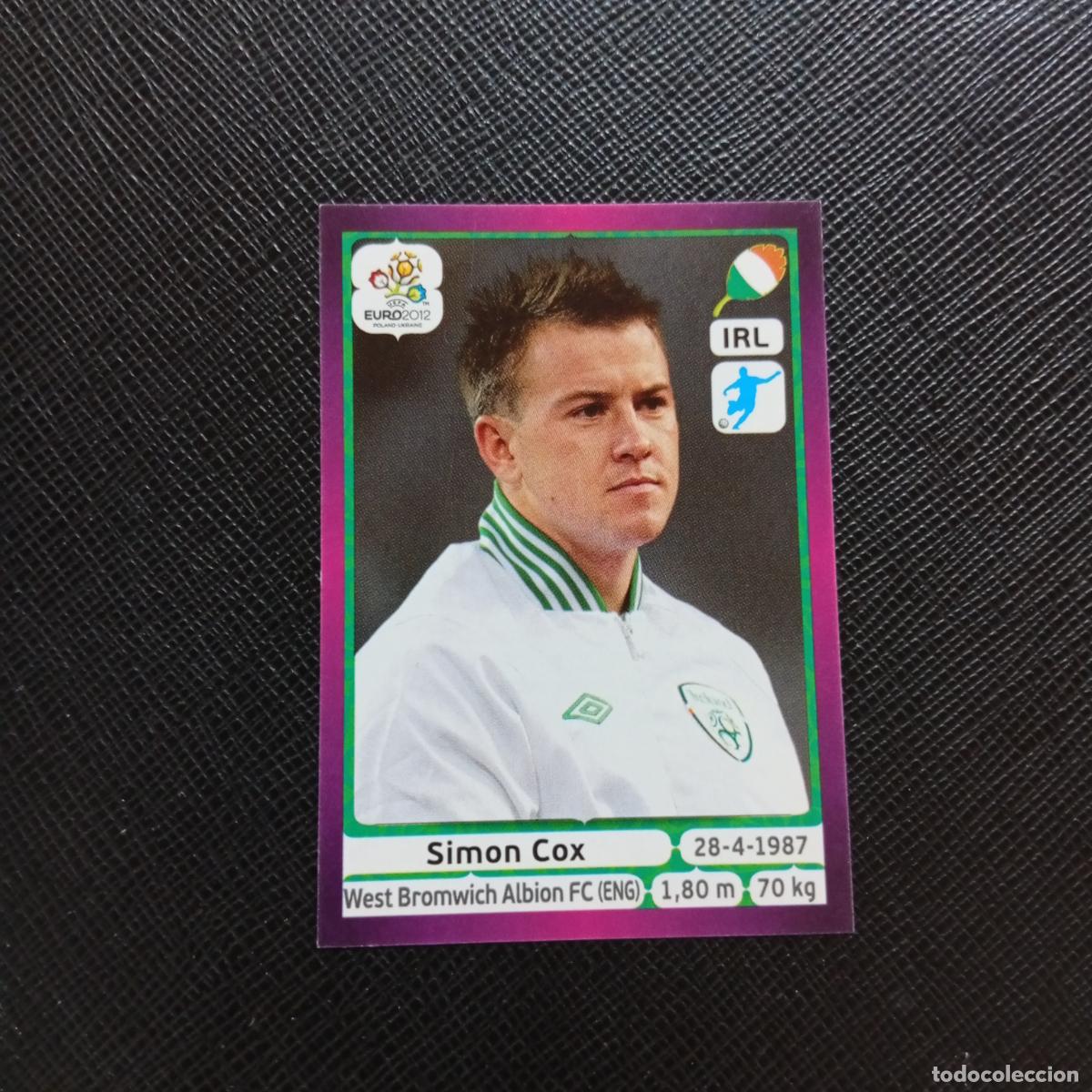 Cromos de F&uacute;tbol: 361 SIMON COX IRLANDA PANINI EUROCOPA POLONIA 2012 FUTBOL EURO 12 - SIN PEGAR - A21 PG145