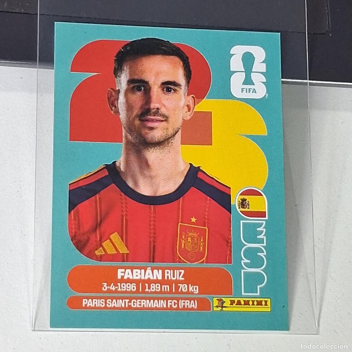 Cromos de F&uacute;tbol: B12 ESP12 FABI&Aacute;N RUIZ 12 ESPA&Ntilde;A SPAIN ESP MUNDIAL FIFA WORLD CUP 2026 STICKER PANINI