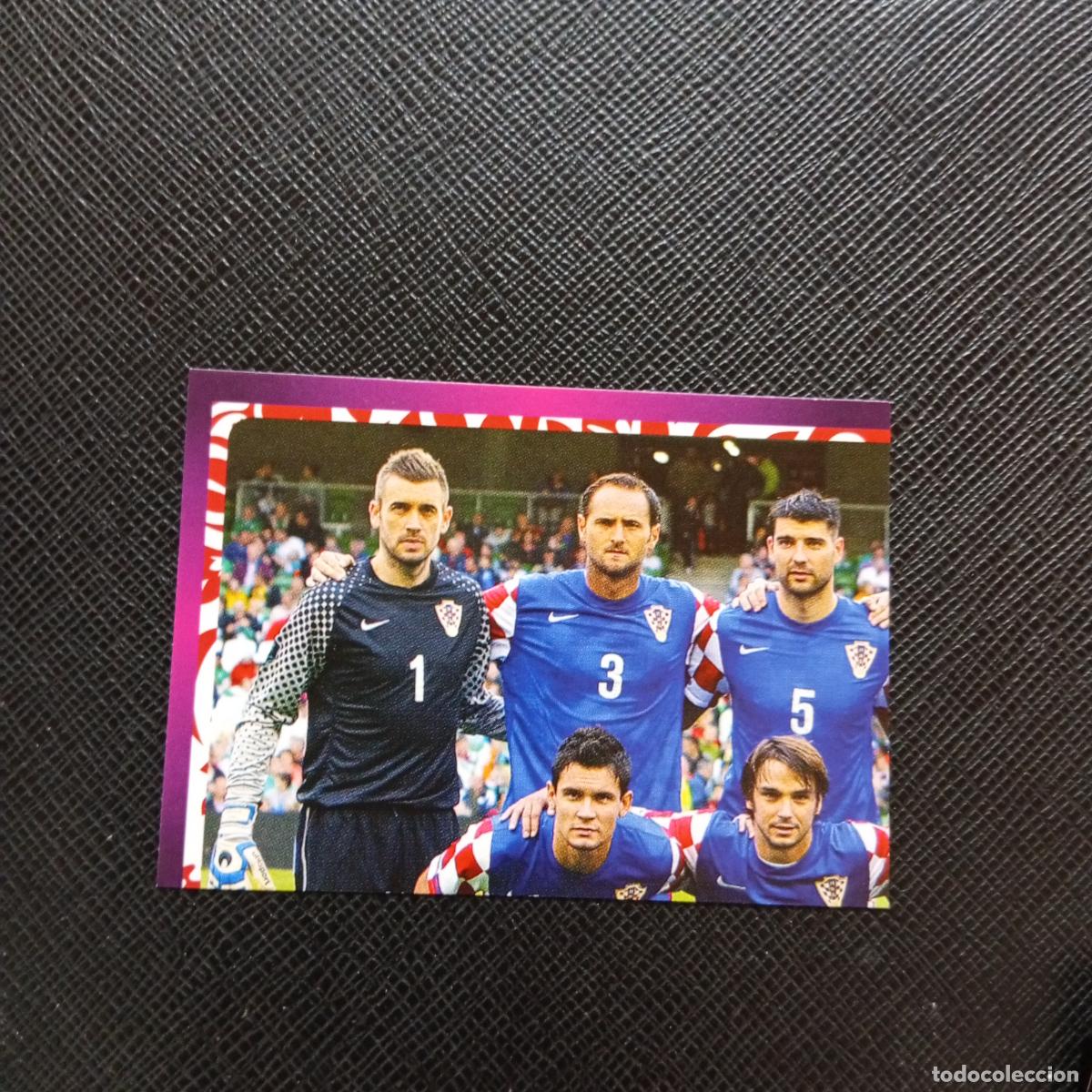 Fu&szlig;ball-Sticker: 370 ALINEACION CROACIA PANINI EUROCOPA POLONIA 2012 FUTBOL EURO 12 - SIN PEGAR - A21 PG154