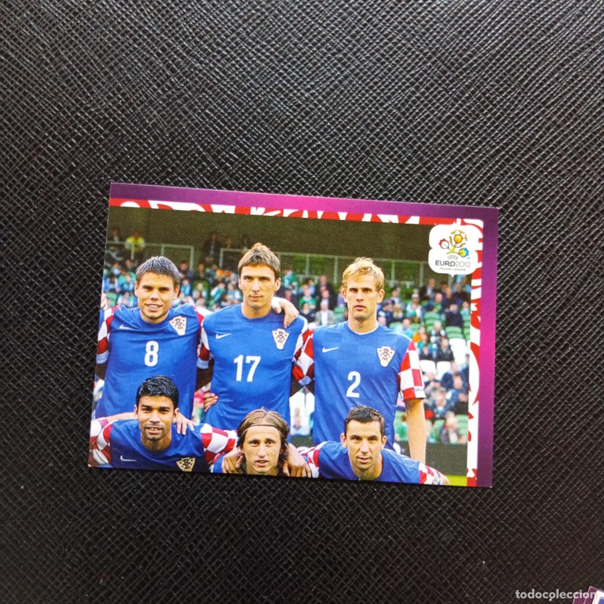 Cromos de F&uacute;tbol: 371 ALINEACION CROACIA PANINI EUROCOPA POLONIA 2012 FUTBOL EURO 12 - SIN PEGAR - A21 PG154