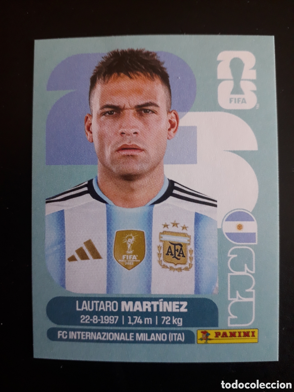 Cromos de F&uacute;tbol: LAUTARO MART&Iacute;NEZ ARGENTINA ARG 18 MUNDIAL F&Uacute;TBOL 2026 FIFA WORLD CUP PANINI SIN PEG PEDIDO M&Iacute;NIMO 3&euro;