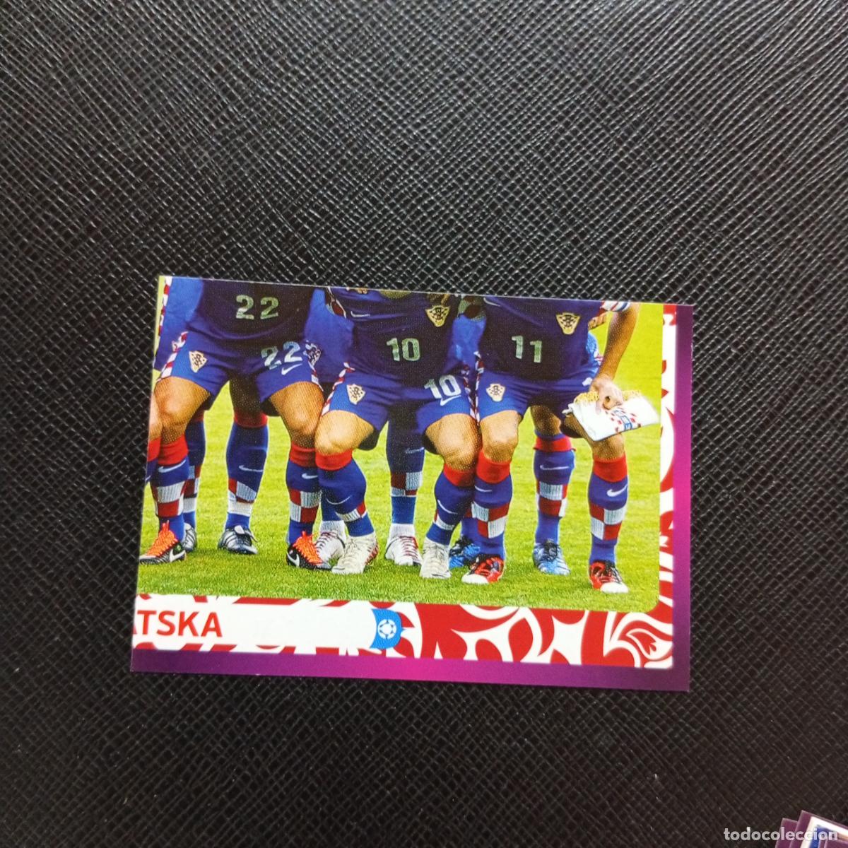 Cromos de F&uacute;tbol: 373 ALINEACION CROACIA PANINI EUROCOPA POLONIA 2012 FUTBOL EURO 12 - SIN PEGAR - A21 PG154